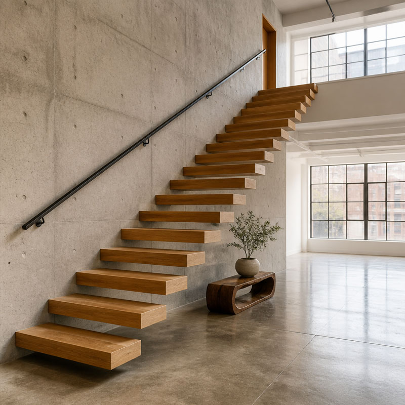 Escalier flottant 